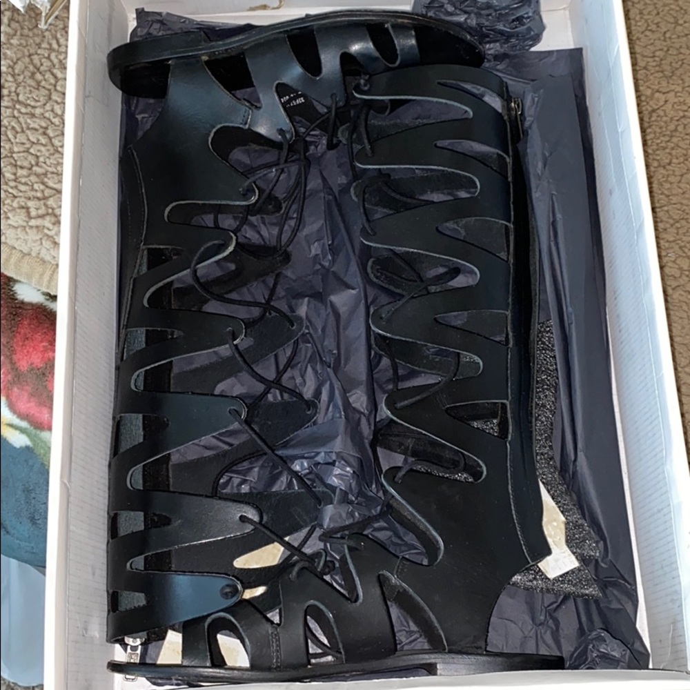 Topshop figtree gladiator zip up sandals - Picture 3 of 3